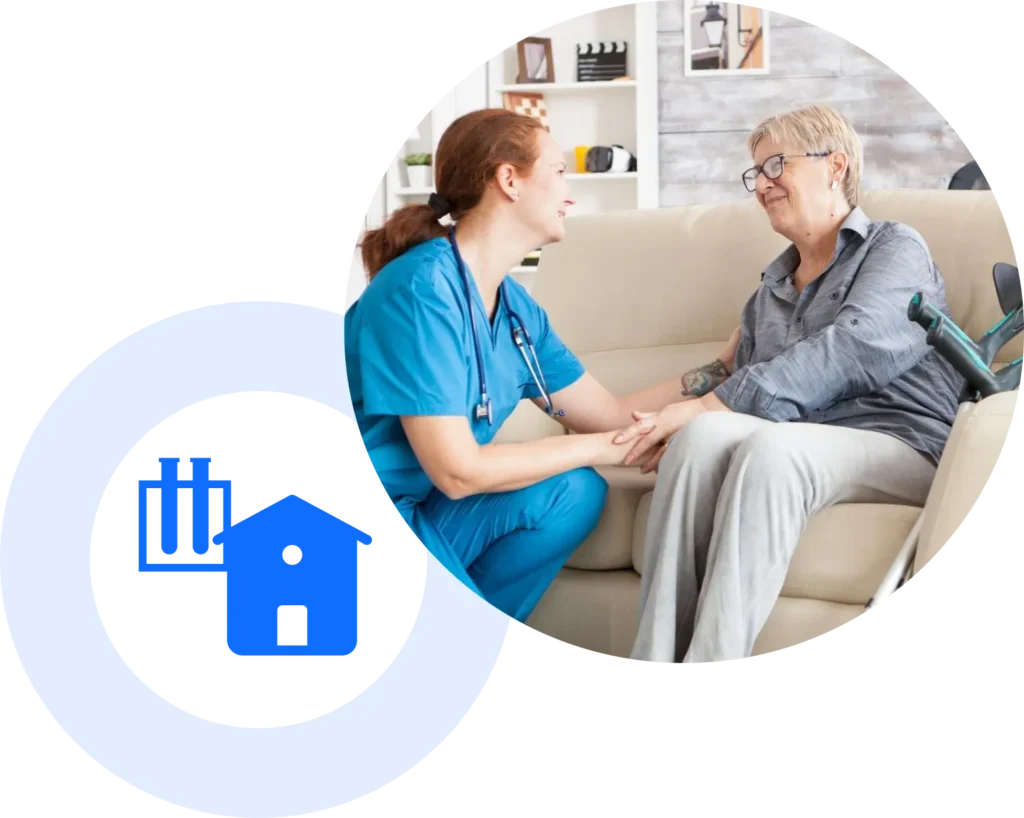 Visita o assistenza sanitaria a domicilio con iMed.